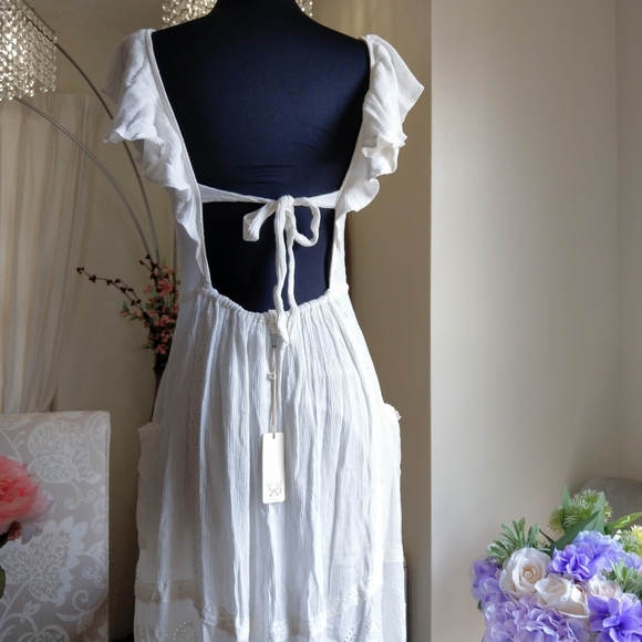 🔥HP🔥NWT SPELL FOLKTOWN BOHO MAXI DRESS M - Picture 10 of 16